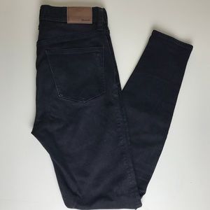 MADEWELL High Riser Skinny Skinny Black Jeans